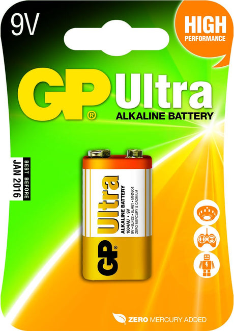 GP 9 Volt batterij in originele verpakking
