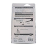 Achterzijde verpakking van de Gear Keeper RT4-5984 met instructies voor het gebruik hiervan