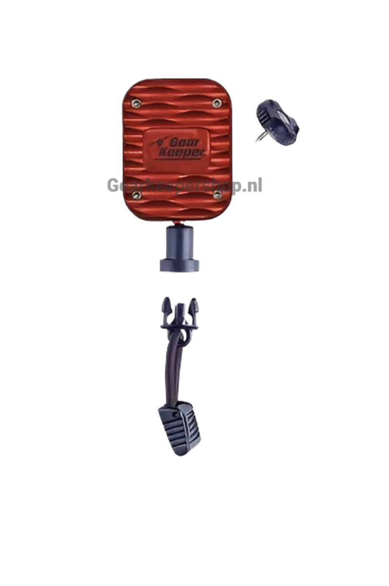 GearKeeper RT2A-4022-R retractor voor lapel microfoon. Gemaakt van hoogwaardig aluminium speciaal voor de brandweer