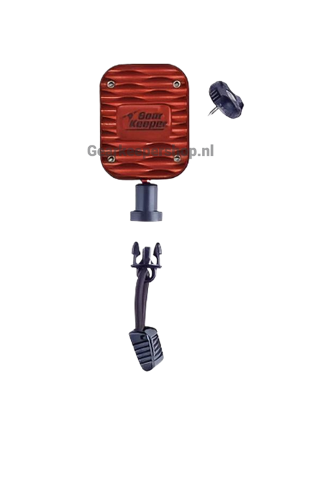 GearKeeper RT2A-4022-R retractor voor lapel microfoon. Gemaakt van hoogwaardig aluminium speciaal voor de brandweer