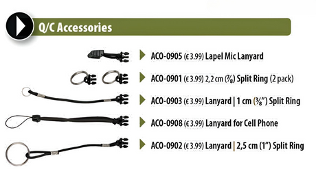 Quick Connect-I accessoires voor Gear Keeper retractors