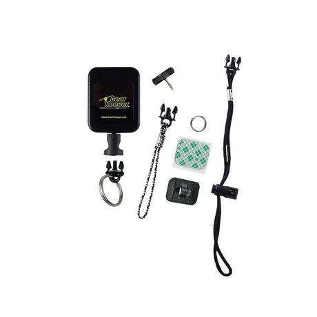 Gear Keeper RT4-5322 portofoon retractor met meegeleverde accessoires
