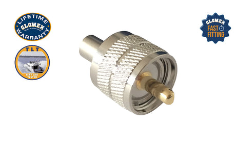 Glomex RA353 RG8x crimp connector UHF-Male (PL-259)