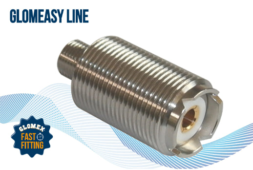 Glomezx RA351 adapter van FME-Female naar SO239 (UHF-Female)