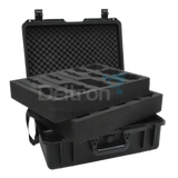 HamKing XL6 2-laagse opbergkoffer met foam binnenzijde om je portofoons en laders veilig in op te bergen en te vervoeren