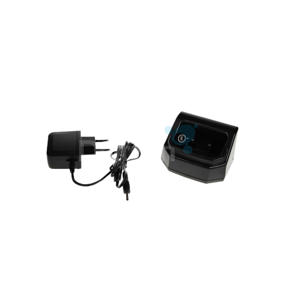 Desktop lader met AC-adapter voor de Himunication HM130 serie handheld marifoons