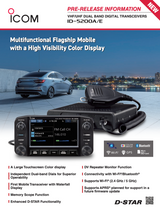 Icom ID-5200 introductieflyer eerste pagina
