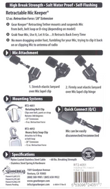 Instructies voor het gebruik van de Gearkeeper RT2-4051 microfoon retractor