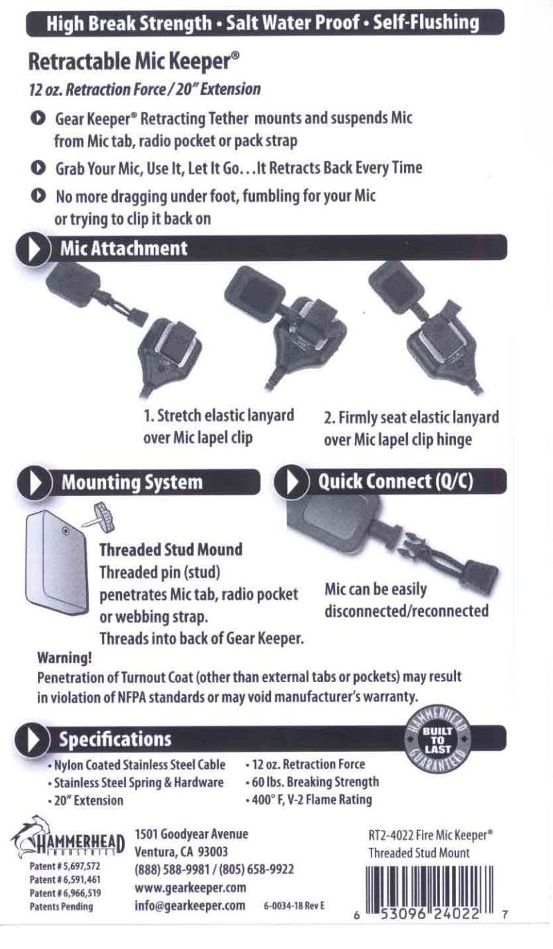 Gear Keeper RT2-4022