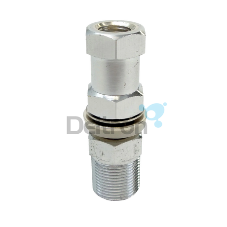 Heavy duty Firestik adapter van 3/8x24 naar SO239 (UHF-Female) voor mobiele 27MC antennes tot 152 cm 