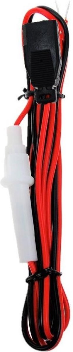 3-polige DC voedingskabel met 2A zekering voor diverse President 27MC CB transceivers