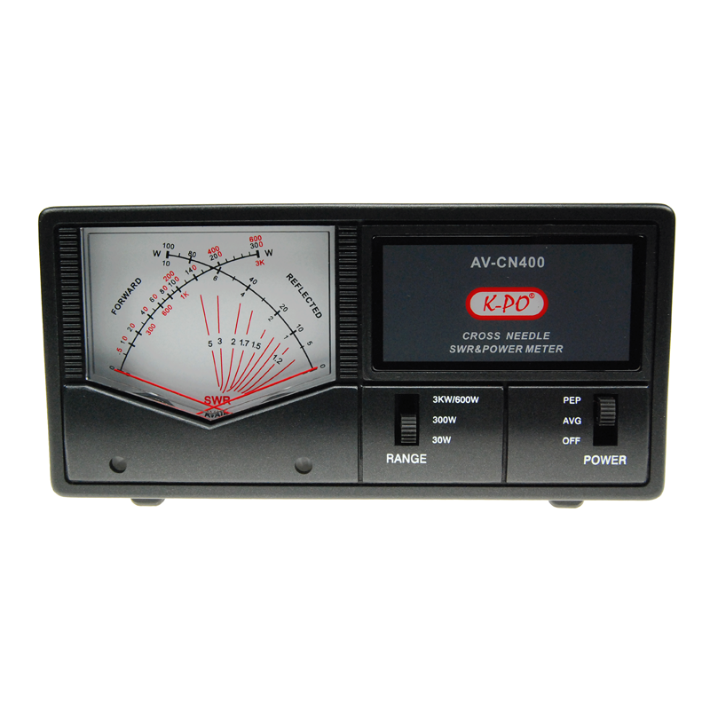 K-PO AV-CN400 swr en watt meter met verlichte kruisnaald meter voor 140-525 MHz