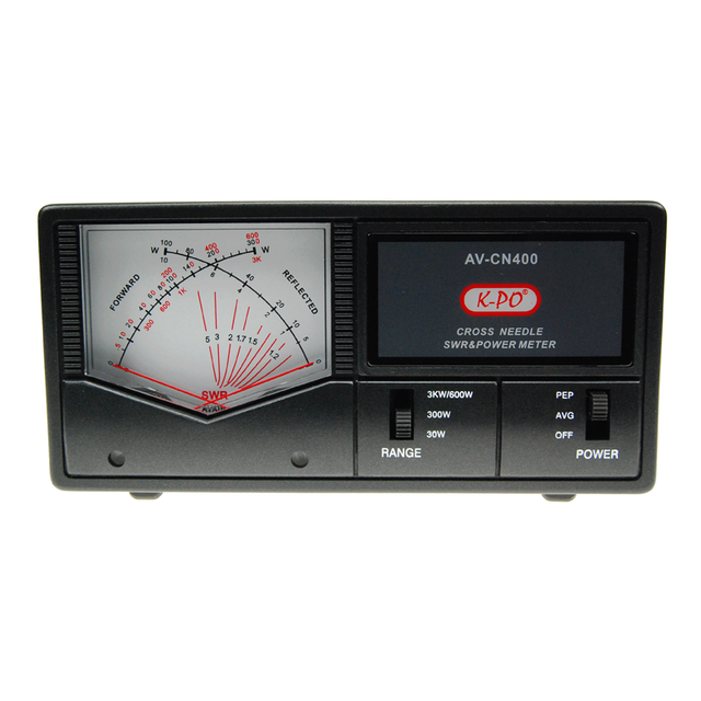 K-PO AV-CN400 swr en watt meter met verlichte kruisnaald meter voor 140-525 MHz