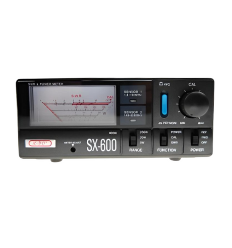 K-PO SX-600 SWR- en Watt meter voor het afstellen van een 27MHz antenne