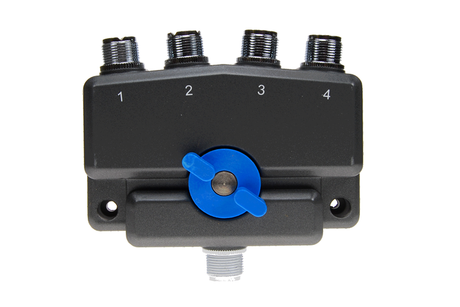 Bovenkant K-PO AV-SW-N-2M-2N 4-weg antenne switch 