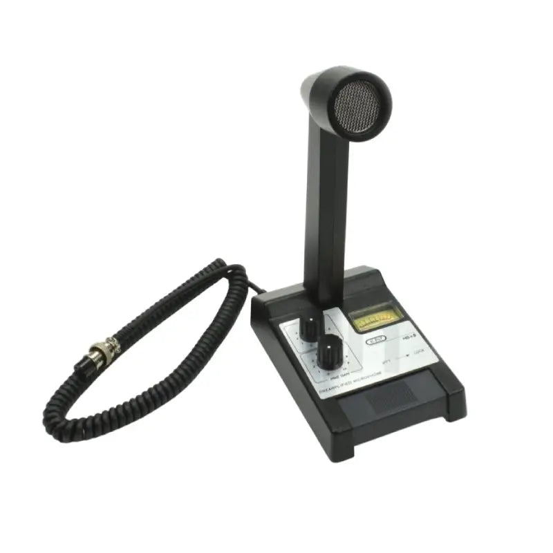 K-PO MB+5 tafelmicrofoon met 4-pin aansluiting geïnspireerd op de iconische Zetagi tafelmicrofoon