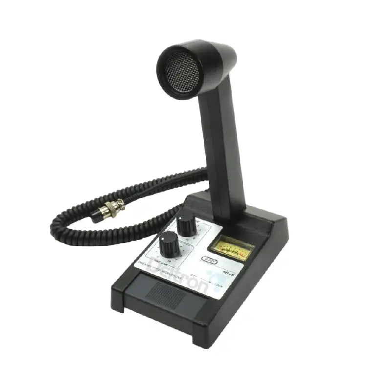 KPO MB+5 DX tafelmicrofoon in Zetagi stijl met kabel die voorzien is van een 4-pins connector