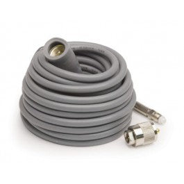 RG8 coaxkabel van K40 met een UHF-Male (PL) en een verwijderbare FME Female connector