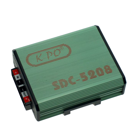 K-PO SDC-5208 12/24V omvormer met overspanningsbeveiliging