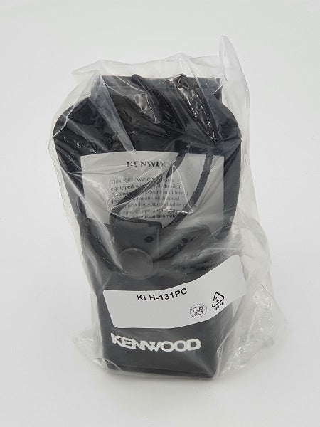 Kenwood KLH-131PC echt leren portofoon case voor Kenwood TK-3701D en TK-3401D portofoons