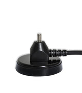 Close up van de Komunica mini magneetvoet van de KP-serie antennes voor de uhf en vhf band
