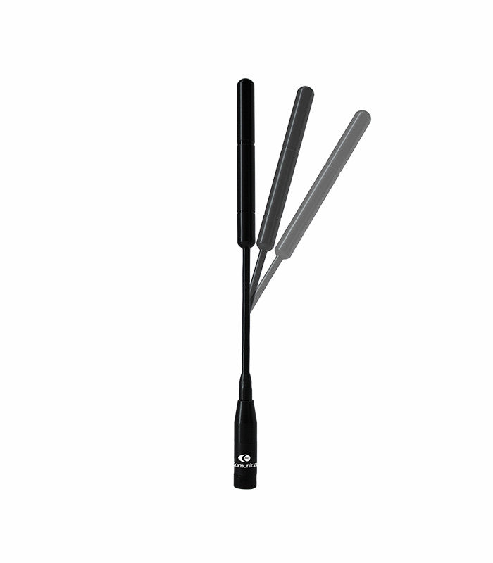 Komunica PWR-SRH-20 flexibele 2m en 70cm handheld antenne met een SMA-Male aansluiting