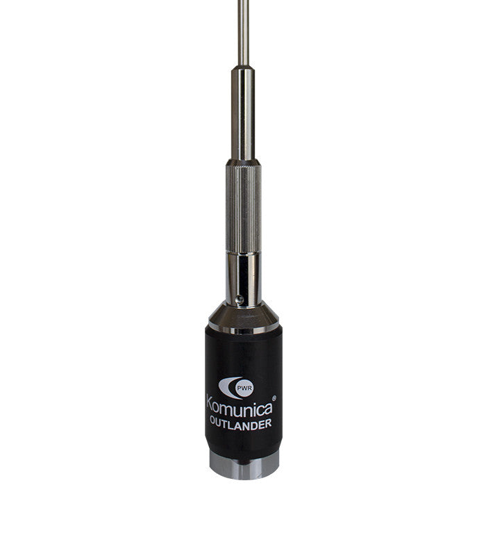 Kantelbare mobiele UHF VHF antenne Komunica Outlander met PL-259