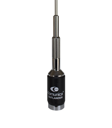Kantelbare mobiele UHF VHF antenne Komunica Outlander met PL-259