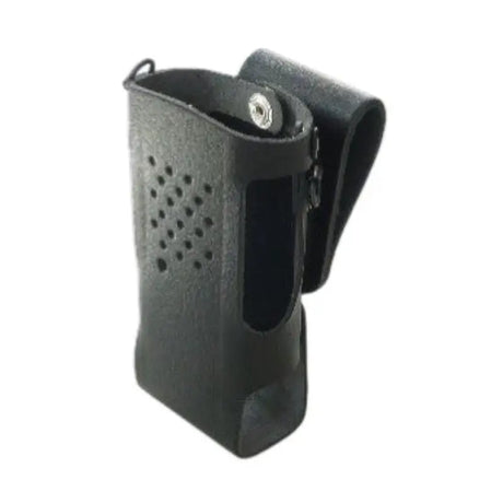 Lederen draagtas met riemclip voor Kenwood TK-3301, TK-3401, TK-3401DE en TK-3201
