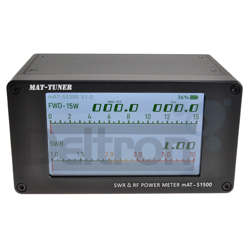 mAT S-1500 rechargeable SWR and Power meter with impressive