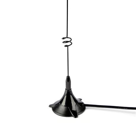 Moonraker MRM-100P UHF/VHF magneetvoet antenne met 5 meter RG174 en een voor gemonteerde PL259 connector