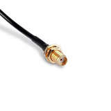 Moonraker MRM-100S magneetvoet antenne wordt geleverd met 5 meter RG174 antennekabel en een SMA-Female connector