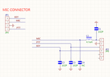 Aansluitschema handmicrofoon van de Moonraker Titan V2 10-meter transceiver