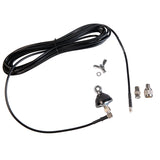 DV-inbouwset antennevoet met 7 meter RG58 Eco coaxkabel, adapters en vleugelmoer