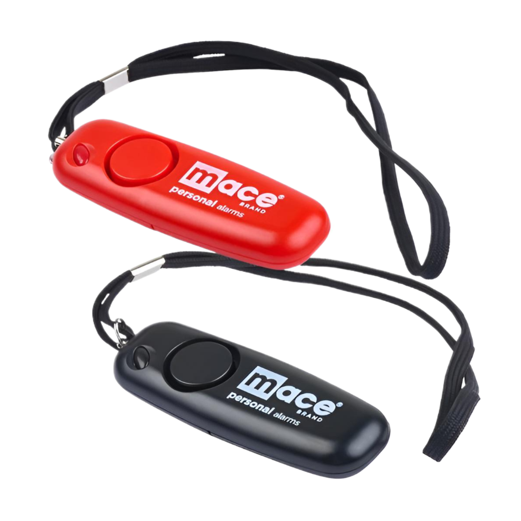Mace alarmknop 130 dBi met polsband verkrijgbaar in de kleuren rood en zwart