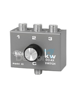 Maco 45-3 coaxiale switchbox met Space Age Linear Rotary Switch
