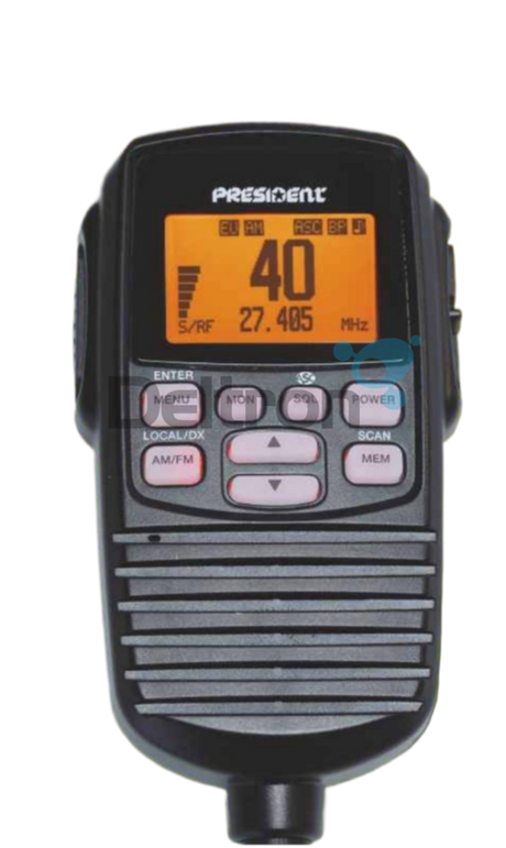 President handmicrofoon voor de President William en Thomas 27MHz transceivers