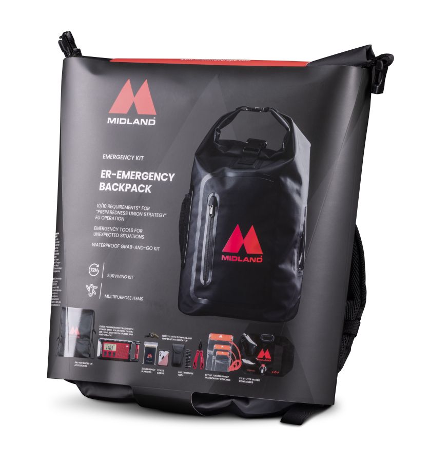 Midland ER Emergency backpack C1726 in originele verpakking