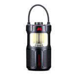Midland ER veelzijdige led-lantaarn met ingebouwde bluetooth speaker en powerbank die ideaal is voor gebruik als noodradio maar ook voor op de camping, in de vrachtwagen of gewoon thuis in de tuin