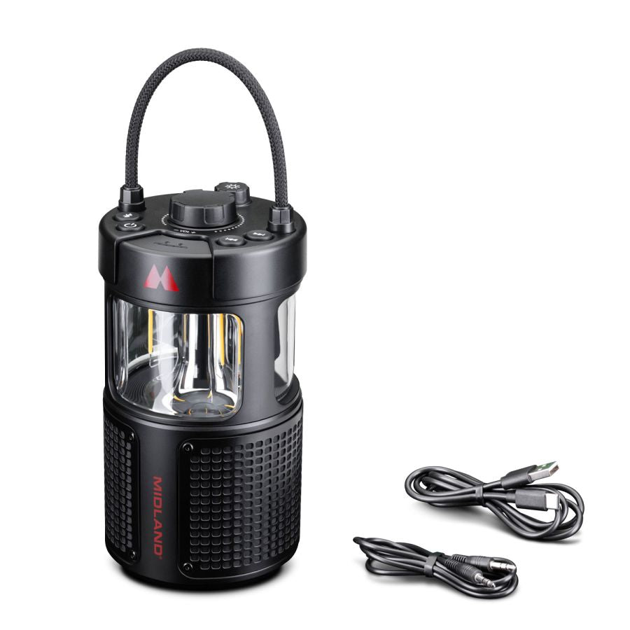Midland C1717 led lantaarn met meegeleverde kabels
