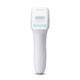 Display en bedieningsknoppen van de Midland ET10 infrarood thermometer