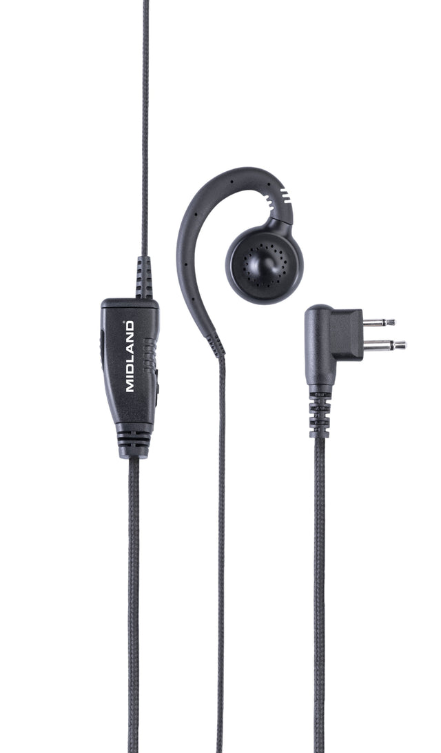 Midland MA29-M (Type-M) oortje met PTT-knop en HD speaker met Motorola aansluiting