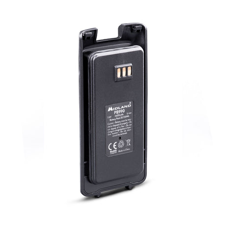 3600 mAh (13,2 Wh) accu voor de Midland CT990 EB Portofoon