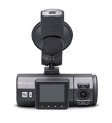 Dubbele dashcam de Midland Street Guardian dual C1285 met raamhouder en groot display