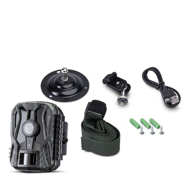 Midland C1622 wildcamera met alle meegeleverde accessoires