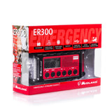 Midland ER300 noodradio met zonnepaneel, slinger om op te laden, powerbank, zaklamp, AM/FM radio en veel meer
