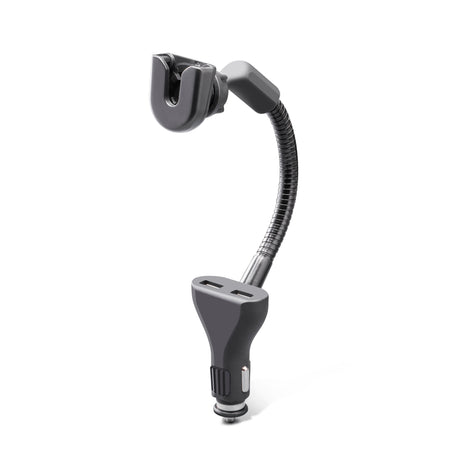 Midland C1422 ST-Dual microfoonhouder met 12V lader