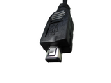 USB 2.0 kabel met USB-A male connector en een Mini USB male 4-pins  