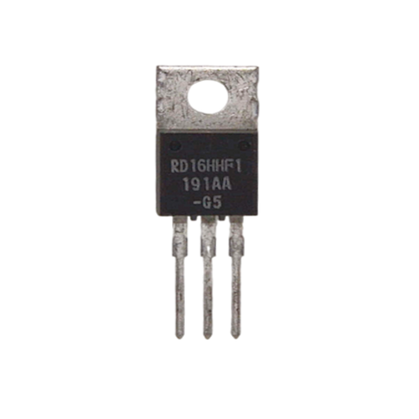 Mitsubishi RD16HHF1 MOSFET transistor voor RF-versterkers CB-radio's en amateurradio eindtrappen