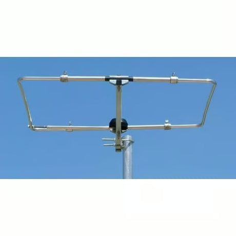 Moonraker HLP-4 halo antenne 70 MHz gemonteerd op paal


